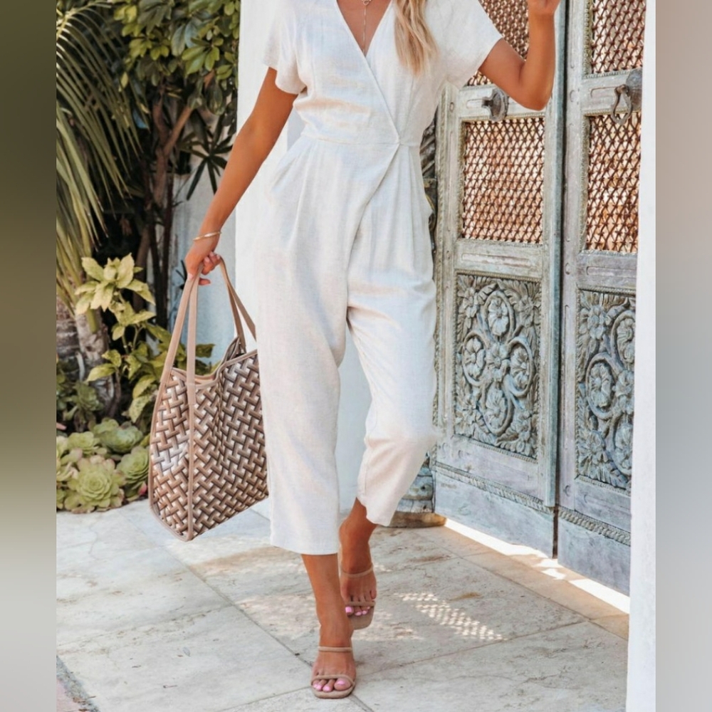 Vici Cream Jumpsuit - Picture 6 of 11